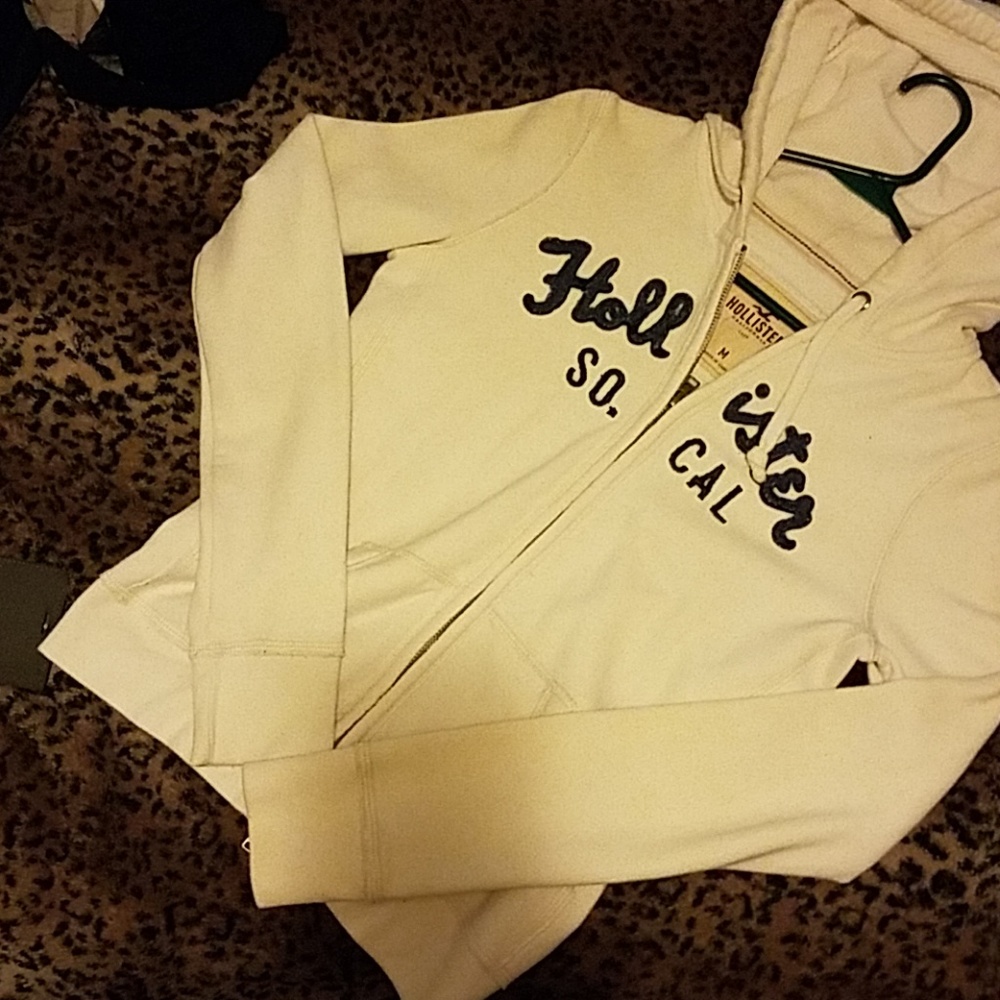 Hollister zip up hoodie